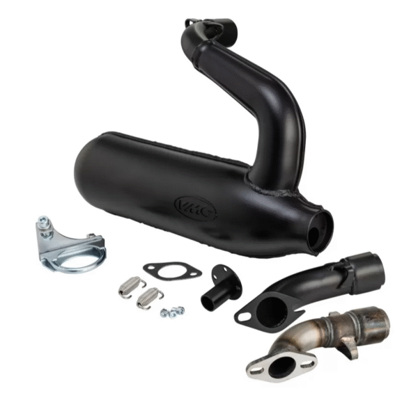 Escape VMC SILURO SUPER SPORT negro Vespa Primavera/PK - Imagen 2