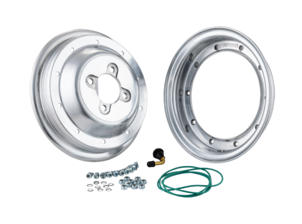 Llanta tubeless PINASCO aluminio pulido 2.10-8" - Imagen 2