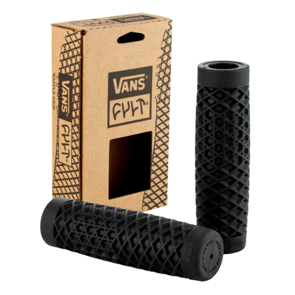 Puños negros CULT VANS Waffle 24mm Vespa