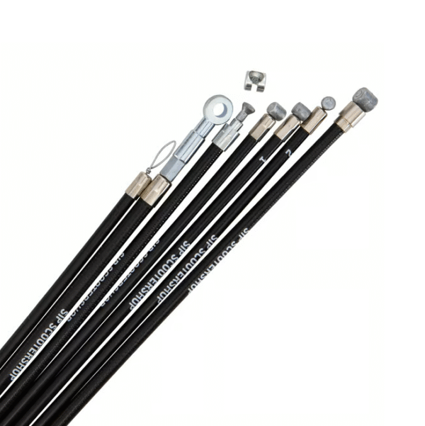 Kit cables y fundas SIP PERFORMANCE negro Vespa DN/IRIS
