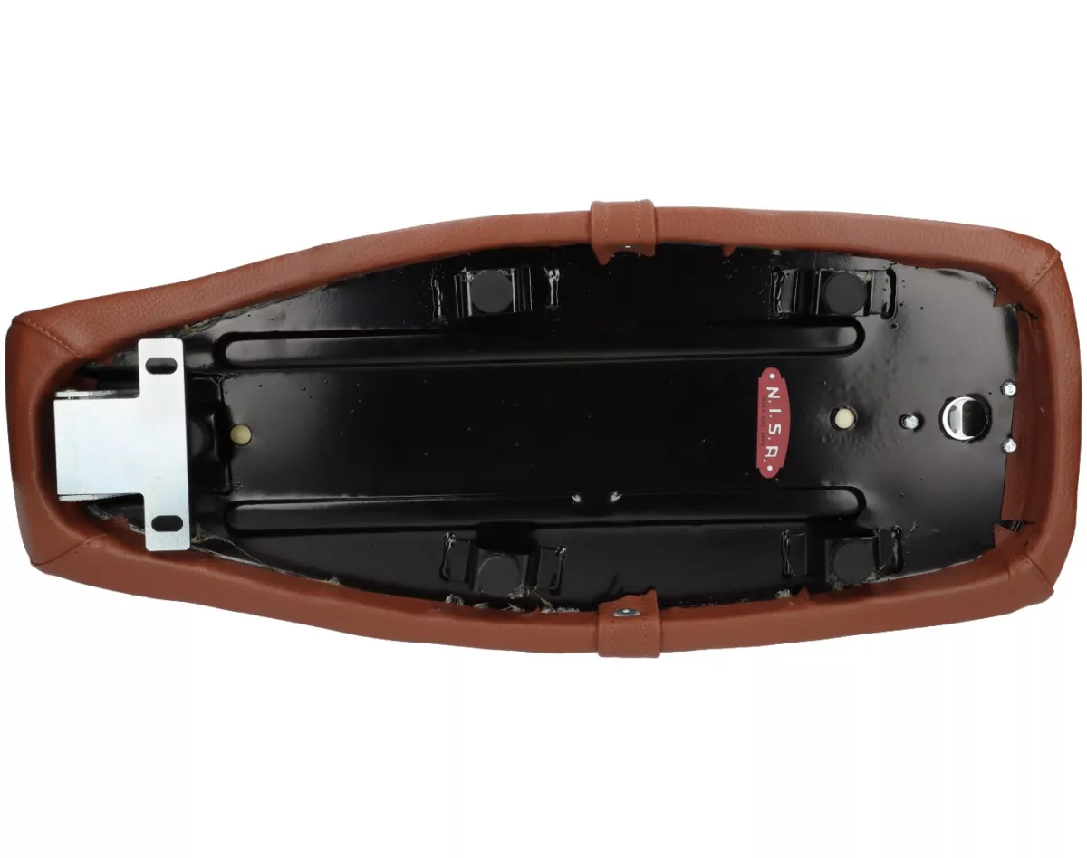 Asiento NISA Biposto marrón Vespa PKS/XL - Imagen 5