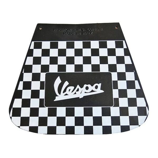 Faldón guardabarros goma cuadros Vespa