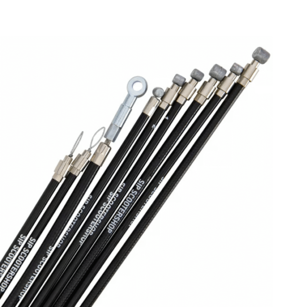 Kit cables y fundas SIP PERFORMANCE negro Vespa Primavera/Super/SL