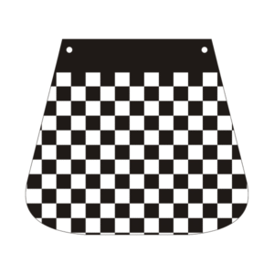 Faldón guardabarros goma cuadros Vespa