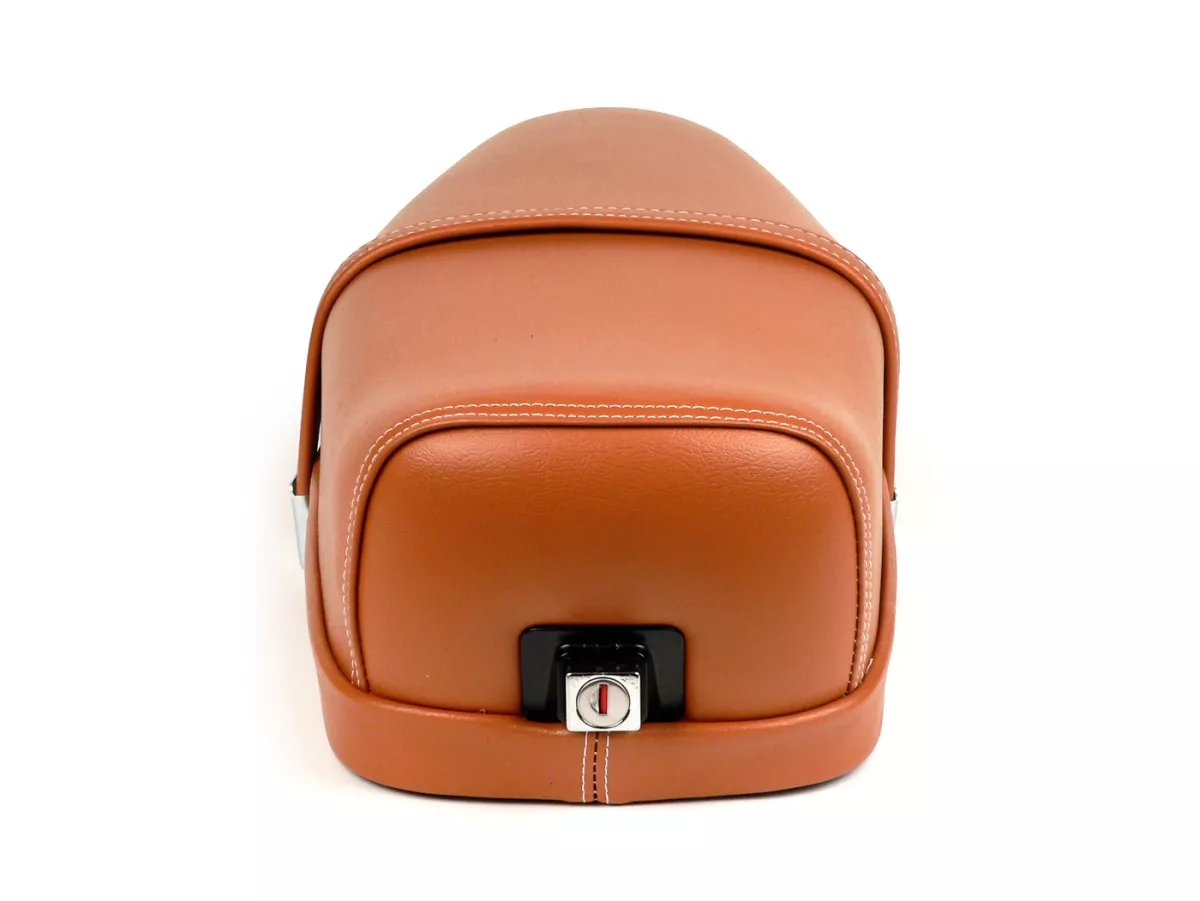 Asiento DIEFFE marrón con cerradura Vespa Primavera - Imagen 3