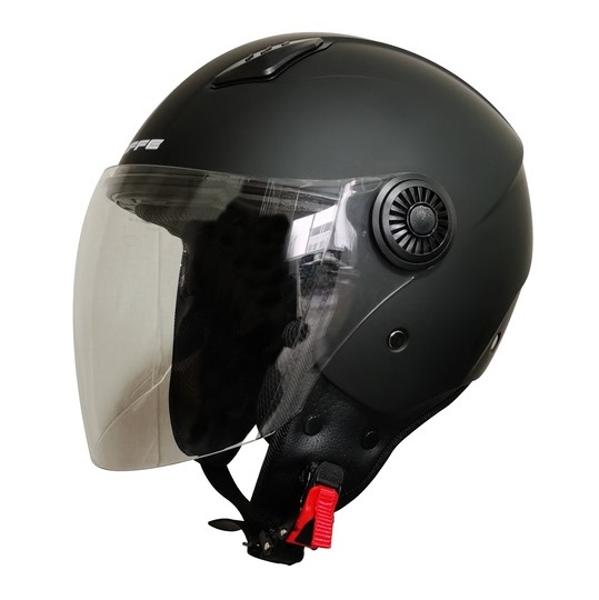 Casco jet DIEFFE DF21 negro opaco