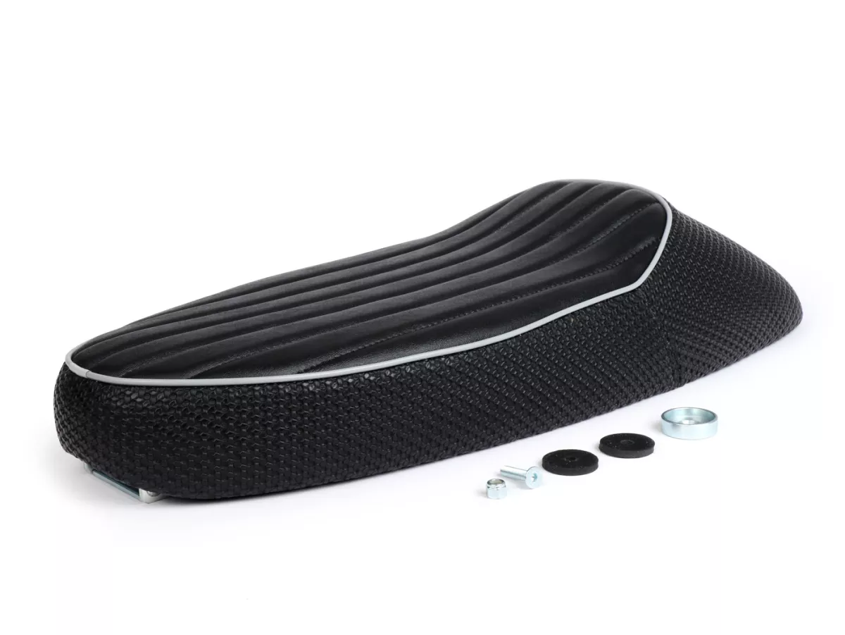 Asiento BGM PRO Sport (ribete gris) Vespa Primavera/Super/SL - Imagen 2