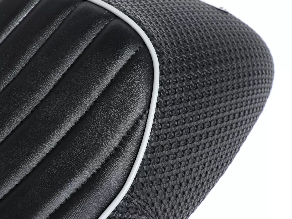 Asiento BGM PRO Sport (ribete gris) Vespa Primavera/Super/SL - Imagen 5