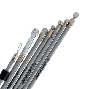 Kit cables y fundas SIP PERFORMANCE gris Vespa DS/CL