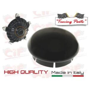 Tapón negro satinado tambor Vespa Primavera/PX/TX/T5/CL/DS/150/160