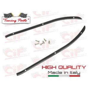 Guías alfombrilla central negro satinado Vespa Primavera/Super/SL