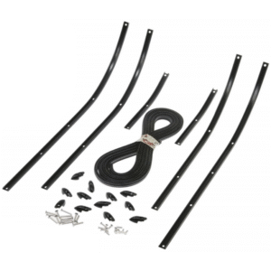 Kit guías suelo negro satinado Vespa Primavera/Super/SL - Estilo Italianas