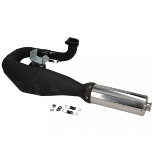 Escape RS Series "JL Style" negro Vespa 125-150PX/CL