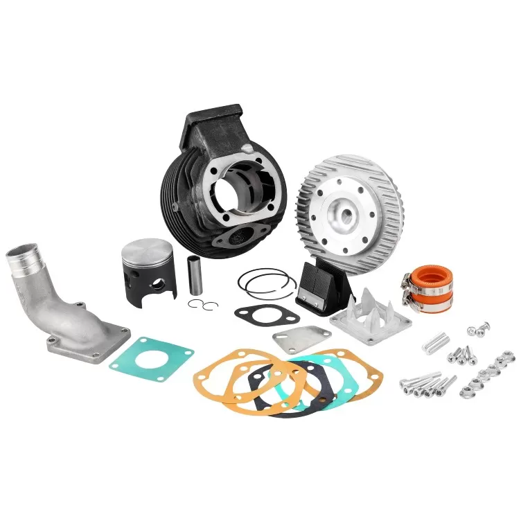 Cilindro ITALKAST GR-V 135cc Ø 58mm carrera 51mm con láminas de carbono (bujía lateral) Vespa Primavera/Super/SL
