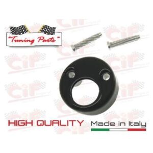 Tapa cerradura dirección negra Vespa Primavera/DN/DS/CL
