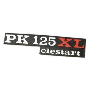 Anagrama "PK 125 XL elestart" lateral izquierdo/guantera Vespa PKXL
