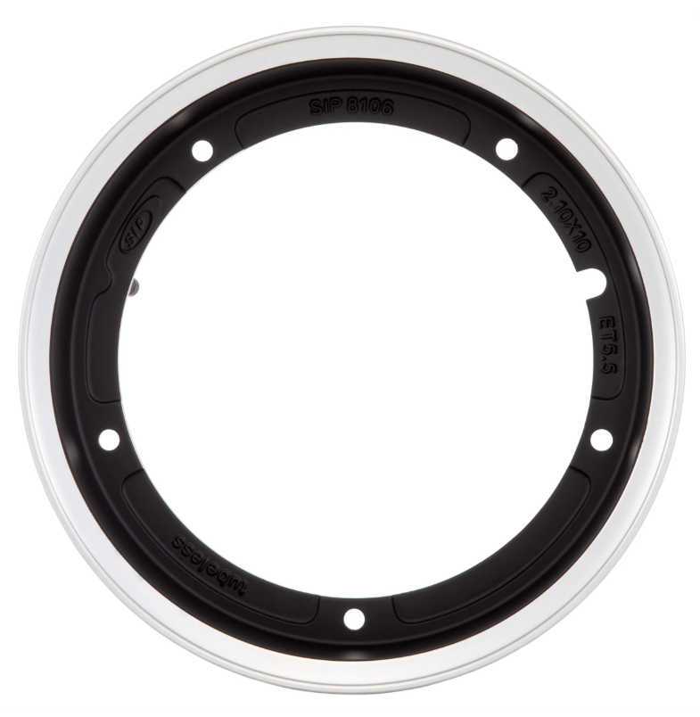 Llanta tubeless SIP 2.0 negro mate con borde pulido 2.10-10" - Imagen 3