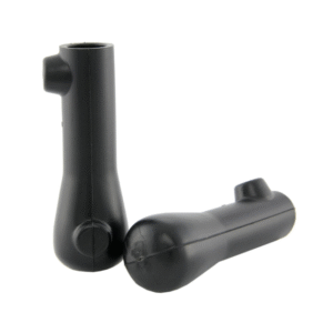 Tacos caballete largos negros 20mm Vespa 150/160