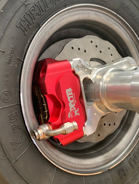Llanta tubeless DEXTER RACING acero sin pintar 8" Vespa - Imagen 7